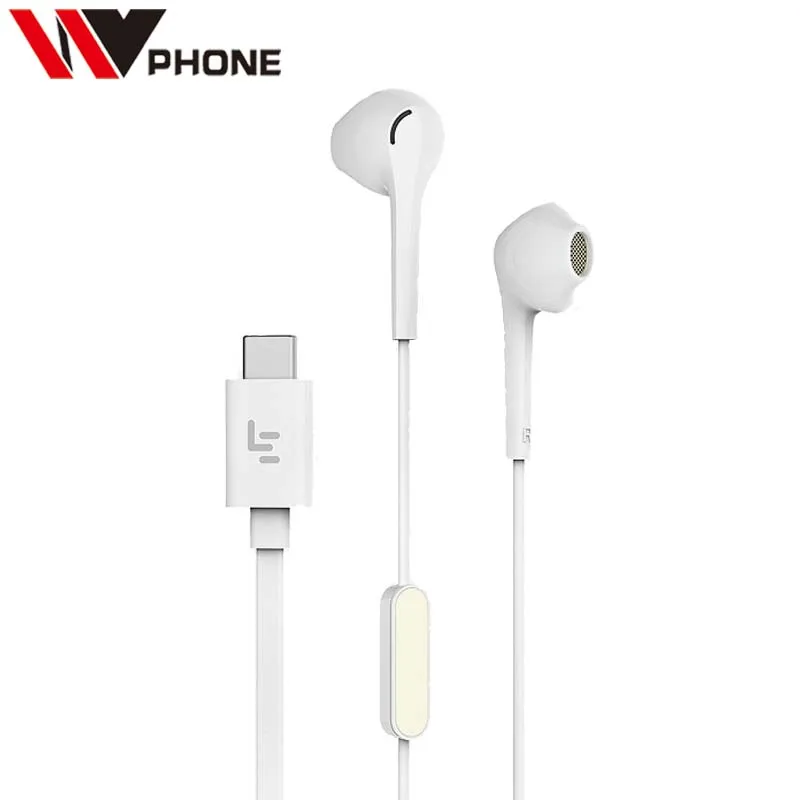 WV Original Letv LeEco CDLA Earphone HiFi Chip inbedded Continual Digital Lossless Audio Type-C Plug Gold Galved Half-in-ear