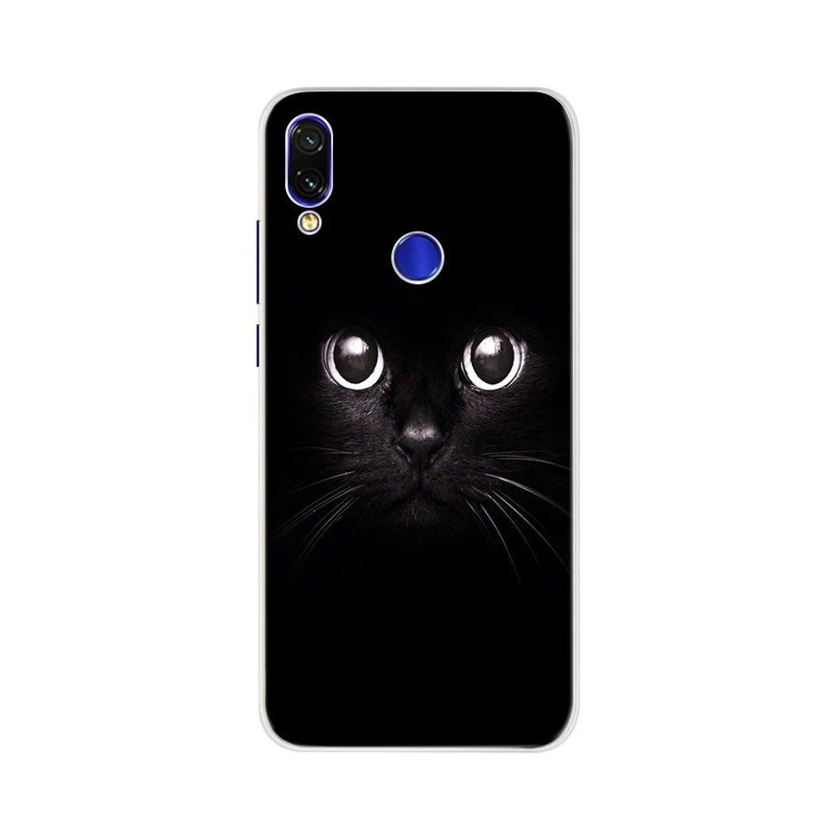 Мягкие силиконовые кошка чехол для Xiaomi Redmi Note 5 7 Pro задняя крышка для Coque xiomi Xiaomi Redmi Note 5 7 Pro защитный бампер для телефона - Цвет: Оранжевый