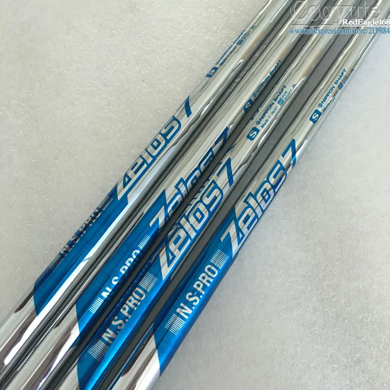 Cooyute New mens Golf clubs shaft NS PRO ZELOS 7 Steel Golf shaft R or S flex in choice 3pcs/lot Golf irons shaft Free shipping