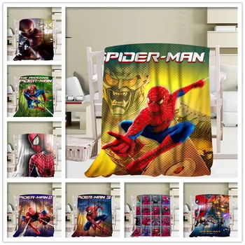 

Customizable Spider Man Blanket Sleep Cover Blankets On Bed Spreads Sofa Cover Bed Cover Travel Soft Warm Throw Blanket