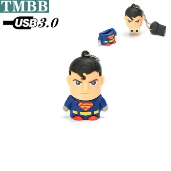 

Fast USB 3.0 Superman cartoon USB flash driver 256GB 16GB 32Gb 64GB 128gb flash drive movie return character U disk memory stick