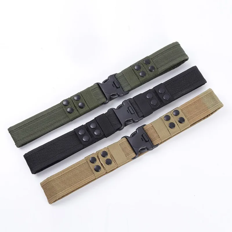 

Belt tactical belt hook and loop outdoor belt polypropylene woven fabric belt outdoor sports protective gear