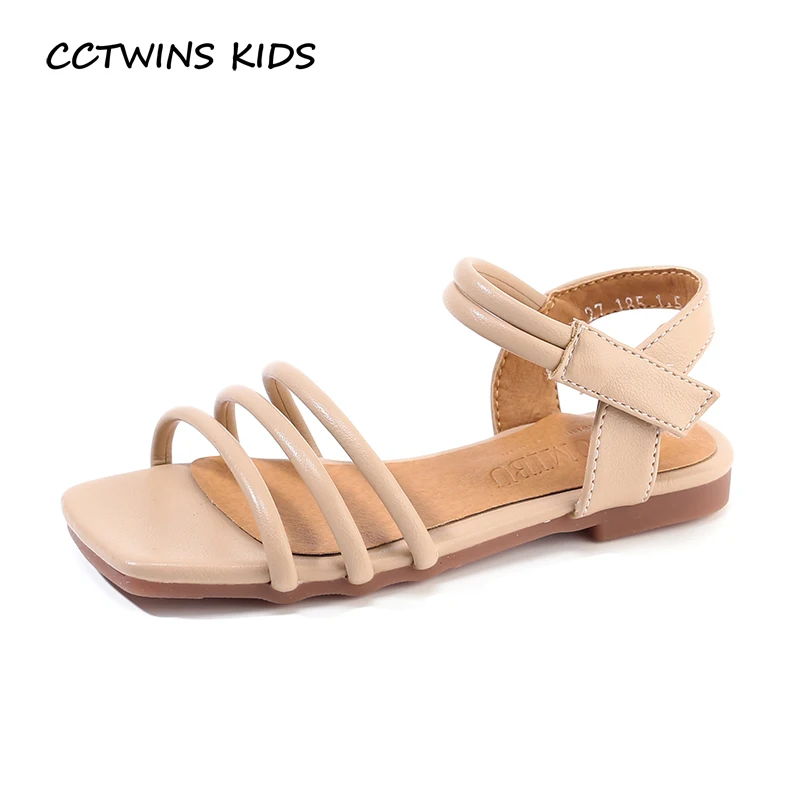 

CCTWINS Kids Shoes 2019 Summer Girls Fashion Party Princess Shoes Toddler Children Barefoot Flats Baby Brand Black Sandals PS527