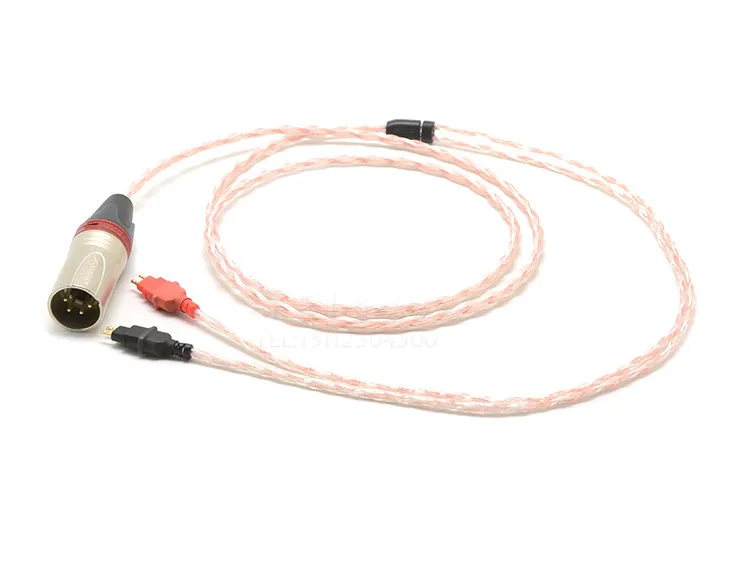 3M 16Cores Silver and Copper Mix Braided Headphone Cable For hd25sp hd600 hd650