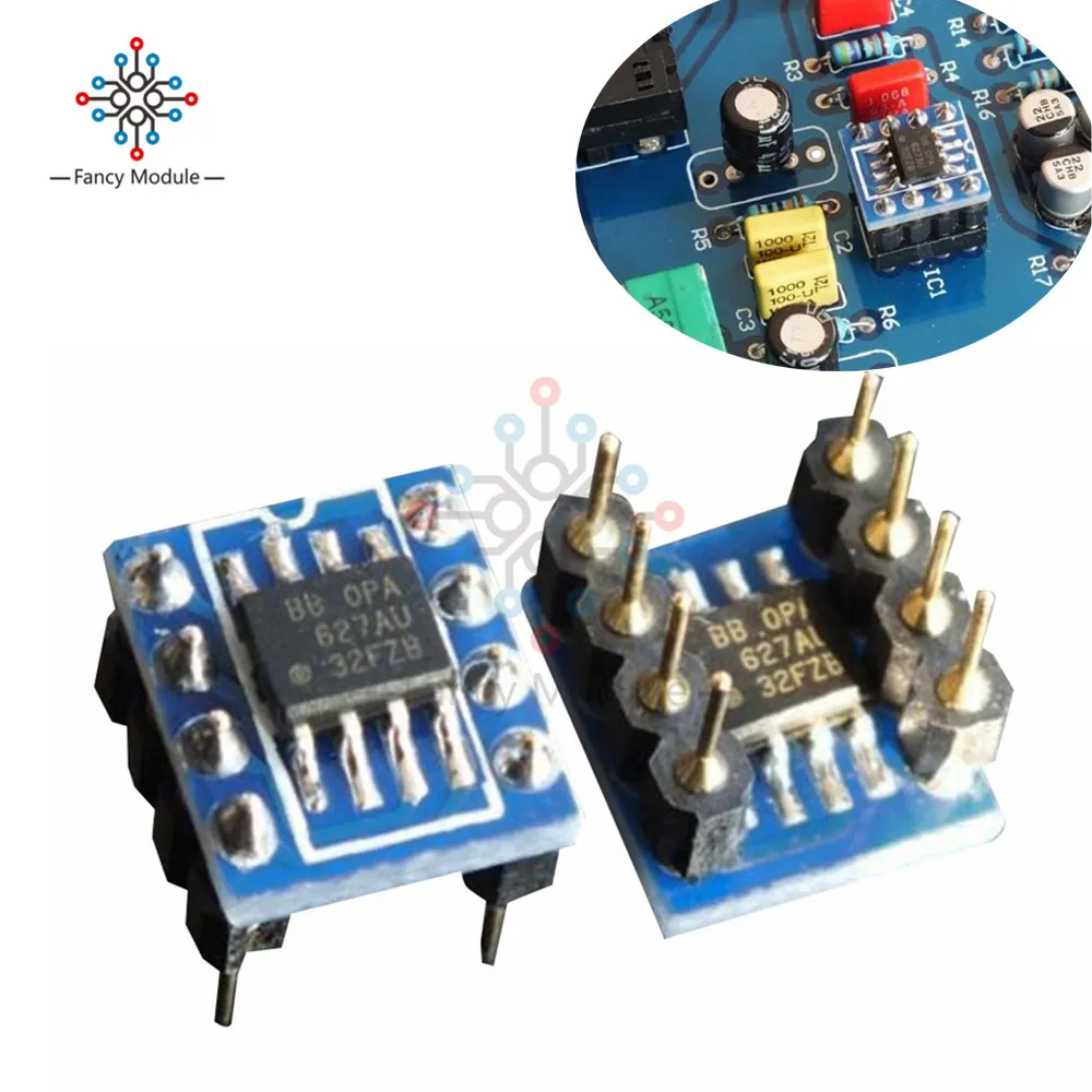 

Dual to Mono Op amp module OPA627AU replace NE5532 Philippines Made TOP