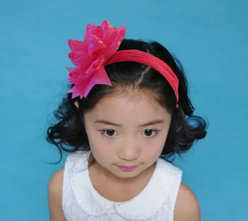 

20 pcs BLESSING Good Girl Hair Accessories Headband 5.5" Loopy Puffs Fireworks Bow