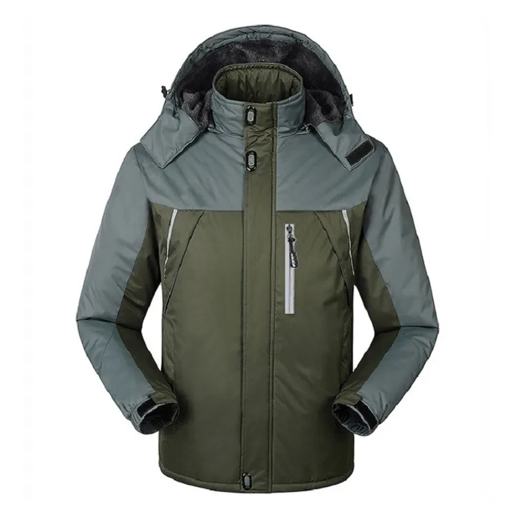 Мужские зимние куртки, Мужская утолщенная Лоскутная Верхняя одежда, пальто, мужские парки с капюшоном, теплые, плюс размер 5xl, брендовая одежда WA192