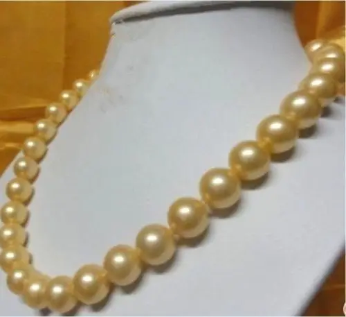 

Free Shipping >>>>> Details about LATEST ROUND NATURAL18" AAA 11-12 mm SOUTH SEA GOLDEN PEARL NECKLACE GOLD CLA t