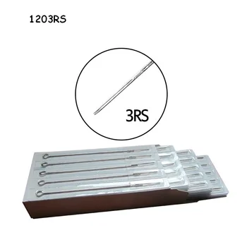 

50PCS 3RS Disposable Sterilized Pro Top Quality Sterilized Tattoo Needles Round Shader for Tattoo Ink Tips free shipping