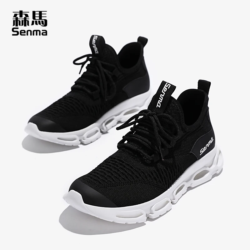 

Senma sneakers men 2019 new spring and summer breathable student shock absorber shoes outdoor running shoes
