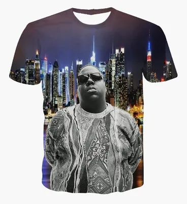 Hot 3D T Shirt Print Great Rapper Biggie Smalls Classic Graphic T Shirts Women/Men Fans Memorial Tees Short Sleeve Street Tops Hot 3D T Shirt Print Great Rapper Biggie Smalls Classic Graphic T Shirts Women/Men Fans Memorial Tees Short Sleeve Street Tops