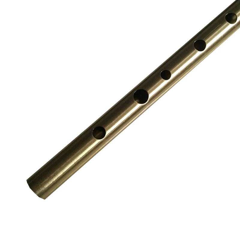 Brass Irish Whistle Flute C and D Key-3