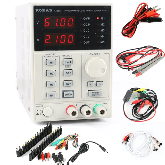 KA6002D Adjustable Precision Programmable DC Power Supply 60V 2A