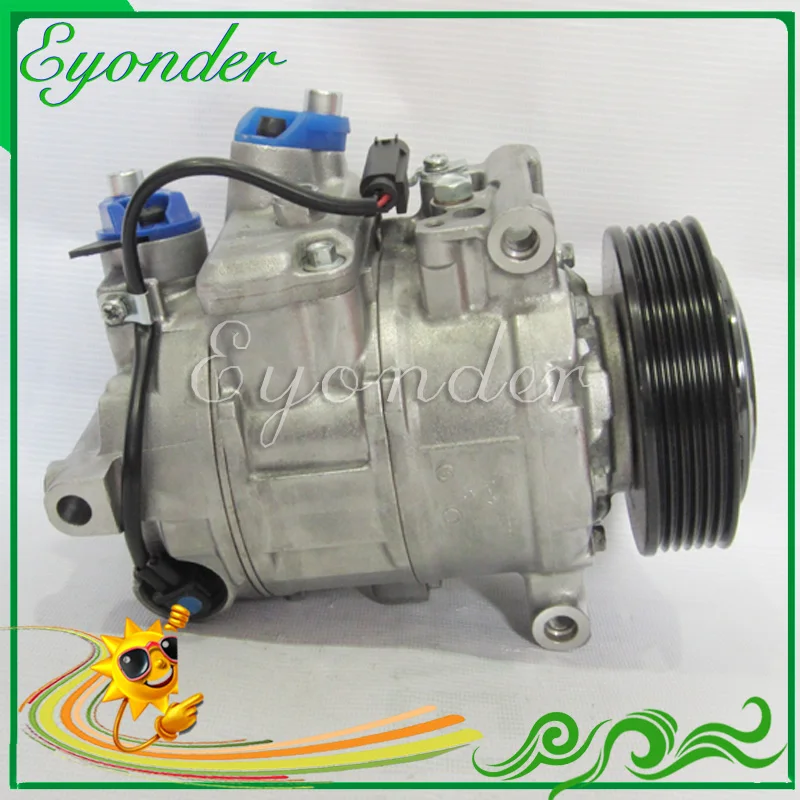 

6SEU14C AC A/C Air Conditioning Compressor Cooling Pump for BMW 5 Series 5 Saloon E60 520i N46 64526980044 6980044 8FK351114271