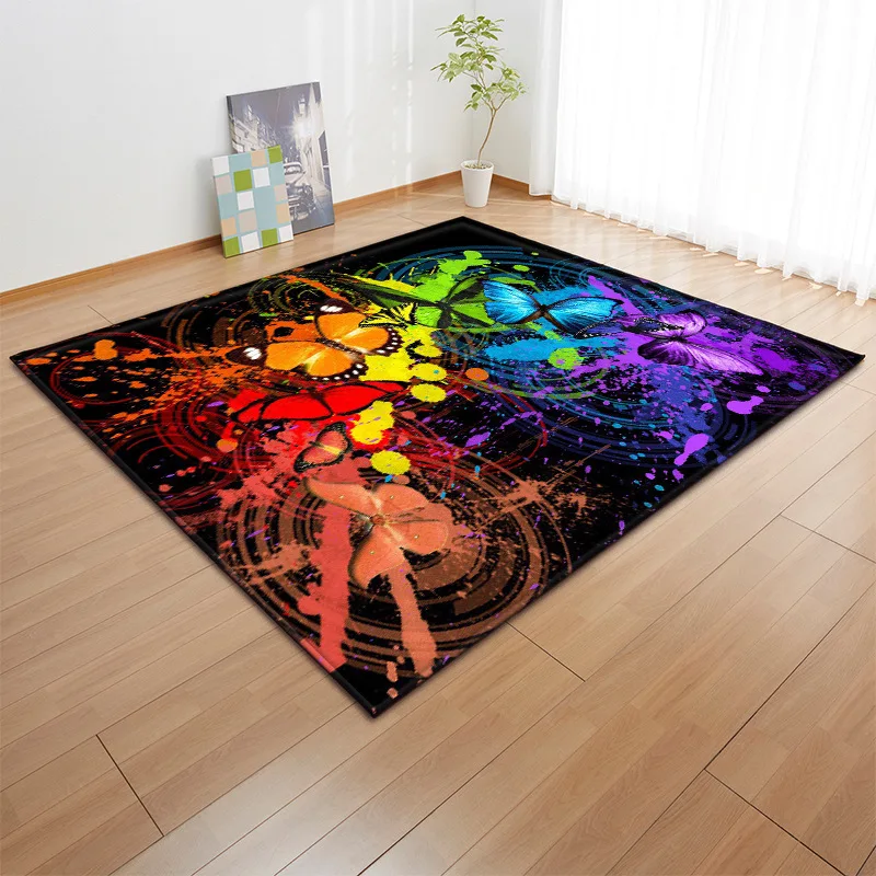 colorful 3d Living room large carpet bedroom rug anti-slip mats alfombra kids area rugs for home living room soft sofa tapete - Цвет: c1221-111