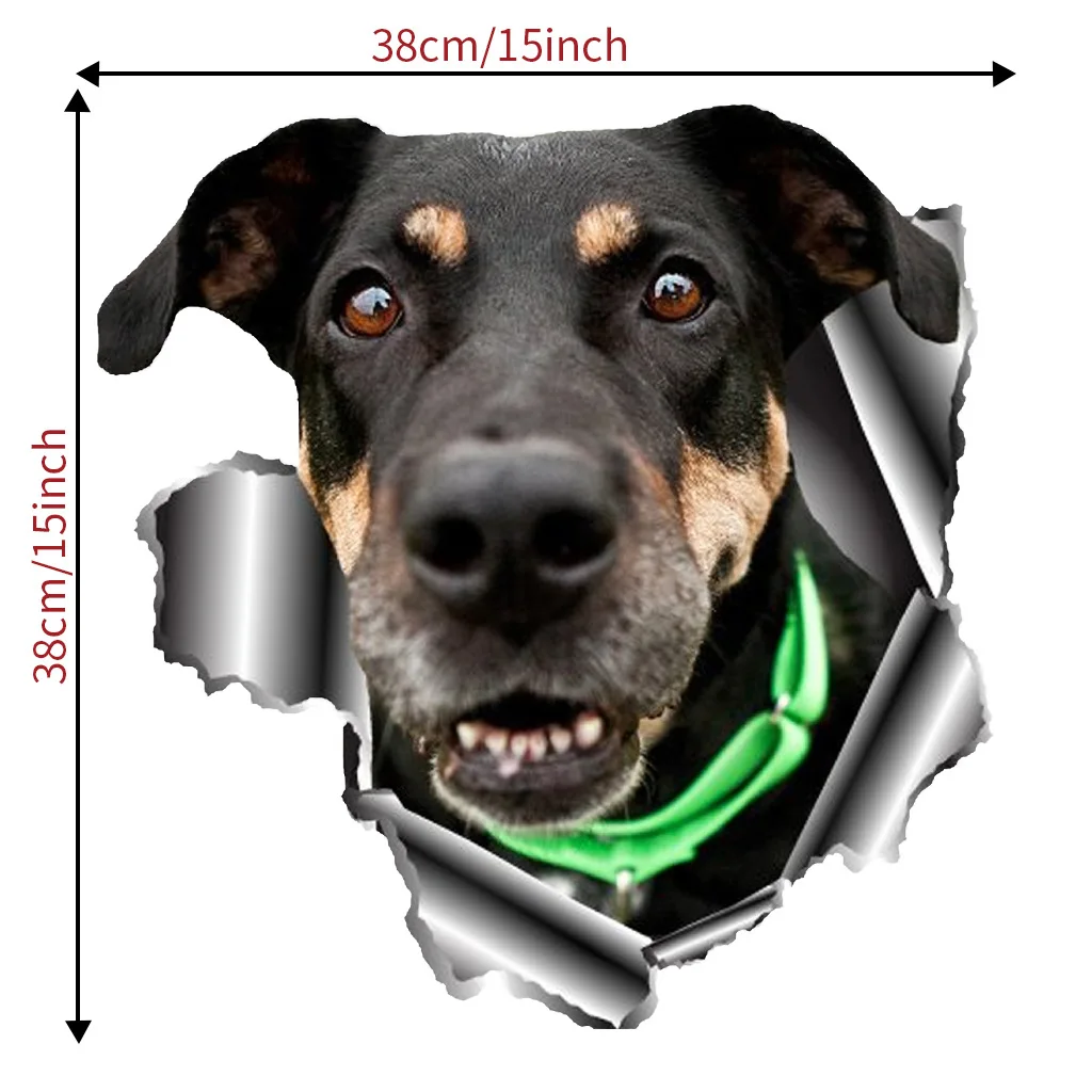 

Big black dog 3D toilet sticker waterproof wall sticker household bathroom WC decorative decals Diy funny vinyl murals 1038