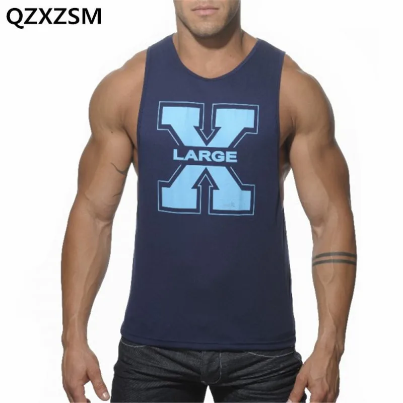 QZXZSM 2017 New Men's Tank Tops Low Cut Armholes Vest Sexy Men's Tank