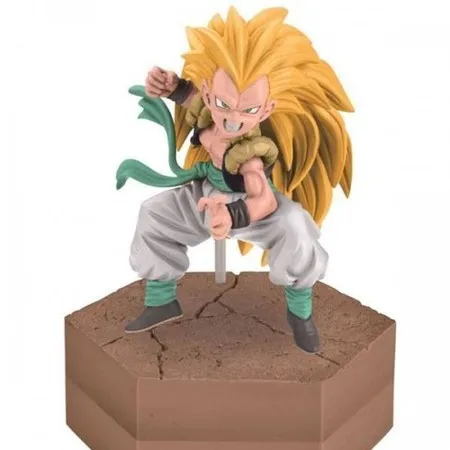 

10CM Japanese anime figure Dragon ball Fighting Vol3 Gotenks Super Saiyan action figure collectible model toys (no base)