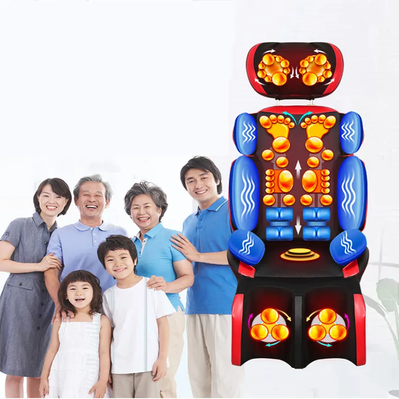 US $305.49 Cervical Instrument Massage Neck Waist Home Pad Body Multifunction Cushion Open Back Machine Detachable Combination