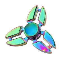 Красочные на трёх ножках Краб головка Прядильный механизм Непоседа ручной Спиннер для пальцев Спиннер игрушка Спиннер EDC Антистресс игрушка в подарок