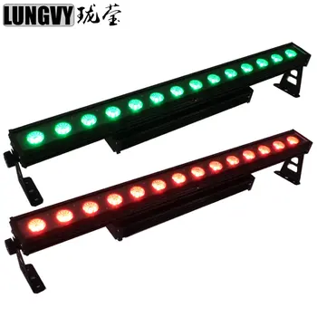 

Free Shipping 2pcs/Lot 14x30w RGB 3IN1 LED Flood light Waterproof IP65 Outdoor Lighting Led Wall Washer