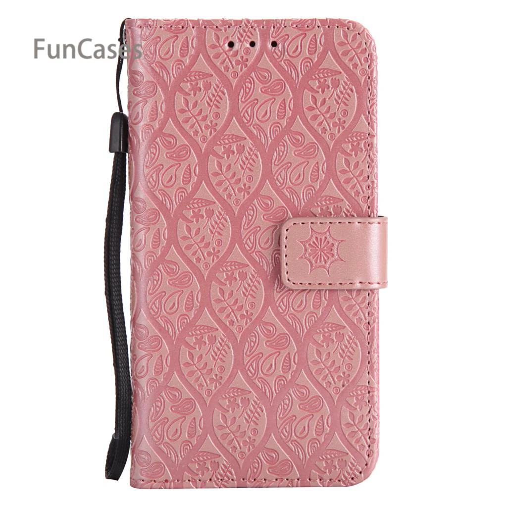 Лоза подставка чехол на магнитном замке Coque LG Q6 из искусственной кожи задняя