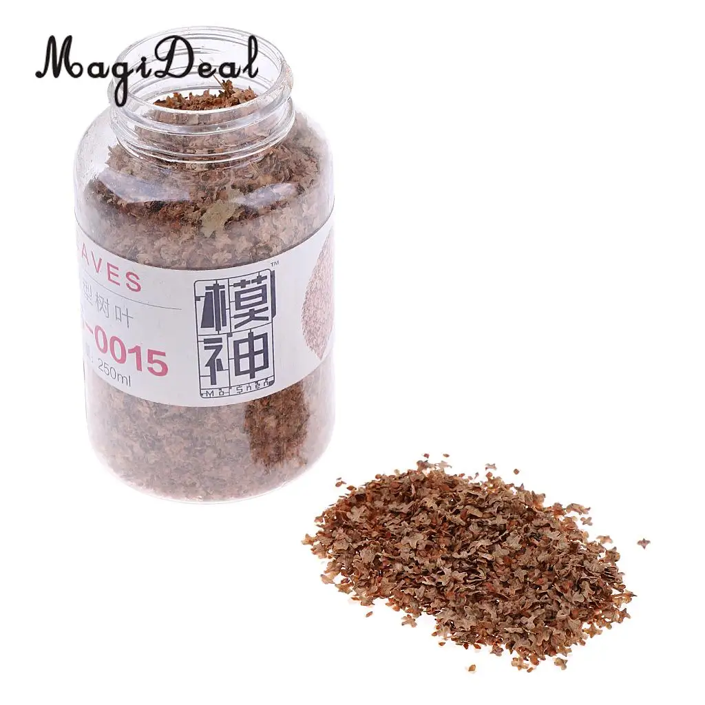 MagiDeal 1Pc Soldiers Model Scene Creation Simulation Deciduous Effect Powder Leaves for Model Scenery Landscape Acc