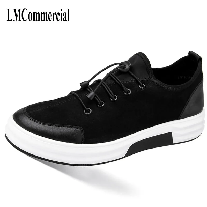 

Black men shoes boots autumn winter 2017 new Korean all-match matte leather casual men shoes British breathable sneaker boots
