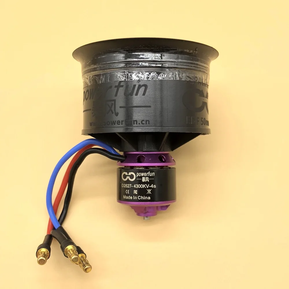 Powerfun 50 мм EDF с 11 лопастями воздуховод вентилятор двигатель 2627 4300KV или 3S 4900KV