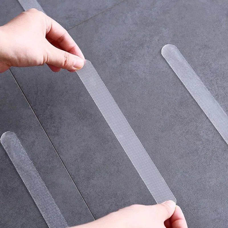 

5Pcs Anti Slip Stickers Bathroom transparent non-slip Stickers Safety Waterproof Strips Adhesive Decals Slip-Resistant Pedal New