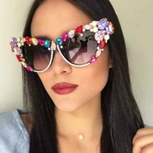 2017 Oversize Cat Eye Sunglasses Women Brand Designer Luxury Crystal Sexy Sun Glasses For Ladies Oculos De Sol Feminino 2017 Oversize Cat Eye Sunglasses Women Brand Designer Luxury Crystal Sexy Sun Glasses For Ladies Oculos De Sol Feminino
