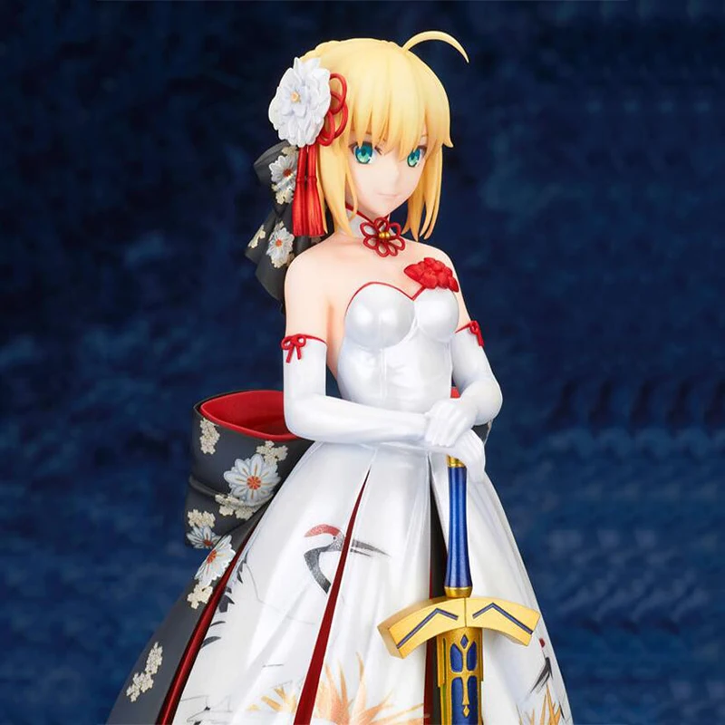 Saber Fate/Grand Order, сексуальное кимоно, фигурка, аниме, фигурка, раскрашенная саблей, модель, кукла, коллекционная фигурка, игрушка в подарок