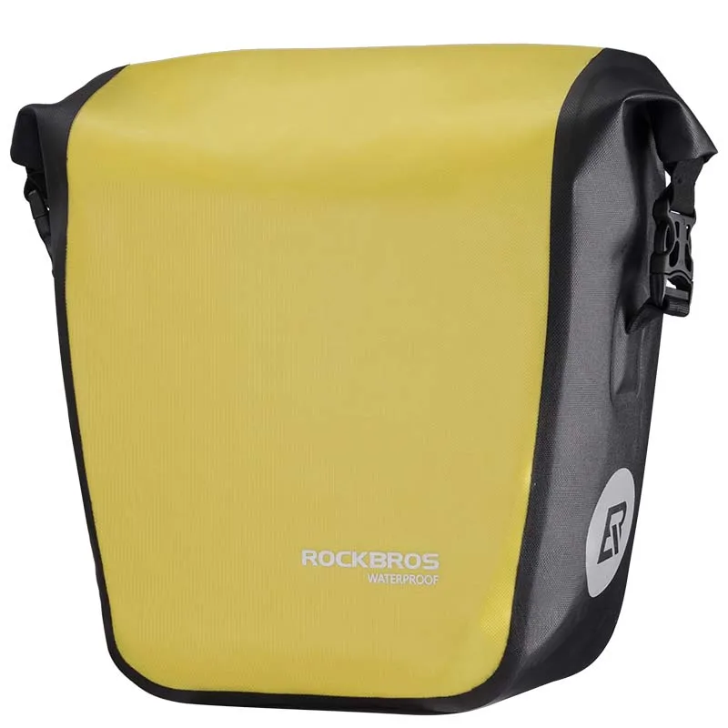 Rockbros велосипед мешок 18L ТПУ нейлон Водонепроницаемый MTB Задняя деталь велосипеда сиденье сумка велосипед Велоспорт задний багажник сумка велосипед аксессуары - Цвет: Цвет: желтый