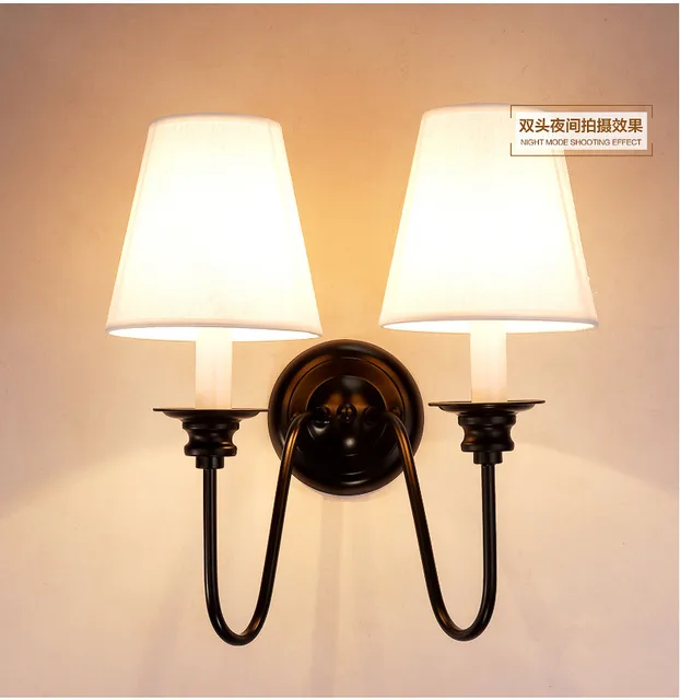 2016 New Arrival Vintage Handmade Sconce Iron Wall Lamp High Quality 2016 New Arrival Vintage Handmade Sconce Iron Wall Lamp High Quality Dual Lights Mounted Lantern
