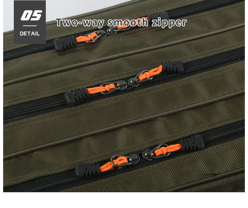 Bolsa de Pesca Vara de Pesca Lona Mais Grosso 3 Camadas 120cm Portátil Dobrável Bolsa Grande Capacidade Mochila Xa115g 2 - 21 ??_08