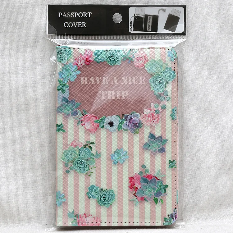 Printed Documents To Receive Protection Package Travel Accessories Travel Luggage Tag Passport Covers,15 style for choose