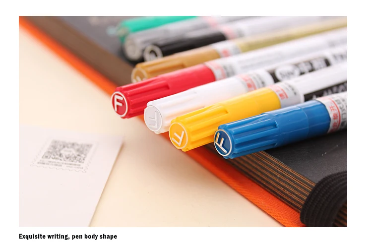 Baseado em Óleo Marcador de Tinta Marcador de Arte Marcadores de Pintura Sipa Cores Neelde Canetas Extra Ponto Fino Permanente Caneta Faça Você Mesmo Grafite 8 0.7mm 11 neelde canetas extra ponto fino marcador de