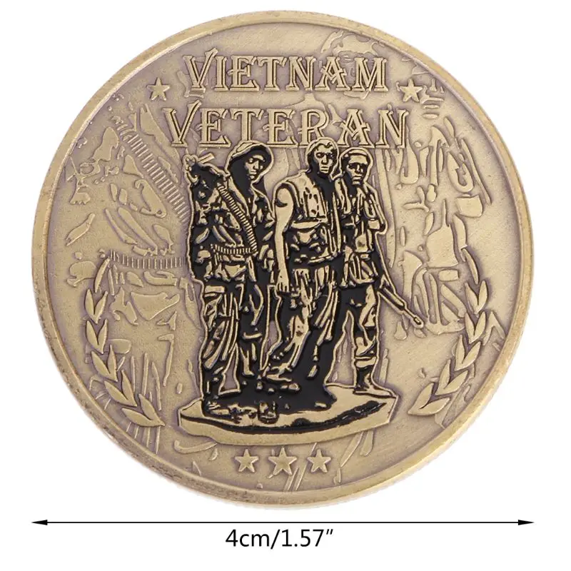 Вьетнамская война Ветеран Памятная коллекция монет искусство подарки сувенир Nov-6A