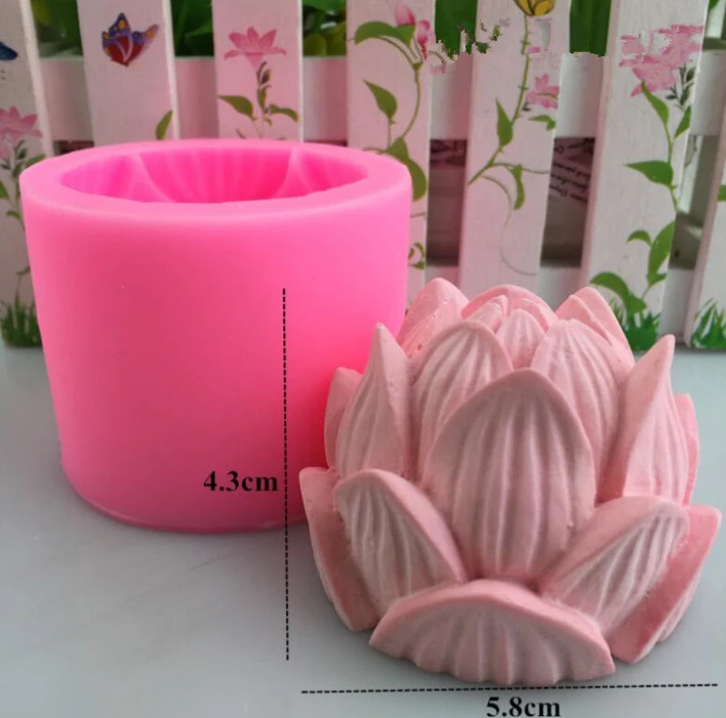 Candle Silicone Mold 3D Lotus Flower Shape Soap Silicone 4 O1CN01VMGrBy1Pa5d9rAFQJ_!!2207331856