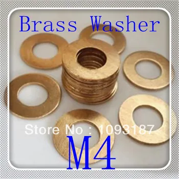 

500PCS High Quality M4*9*0.8 Flat Brass Washer Gasket/ Copper Washer Gasket