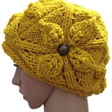 BomHCS осень зима четыре кнопки шапки Модный комплект вязаная шапка+ шарф ручной работы женская уличная теплая шерстяная Лыжная вязаная шапка