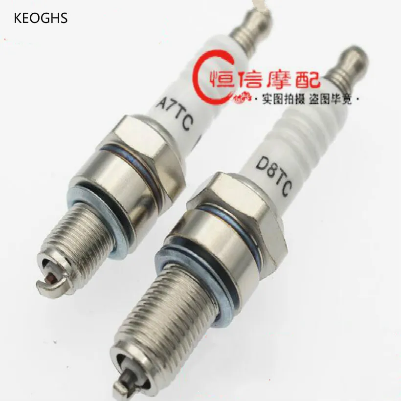 High quality spark plugs motorcycle spark plug A7TC D8TC free shipping