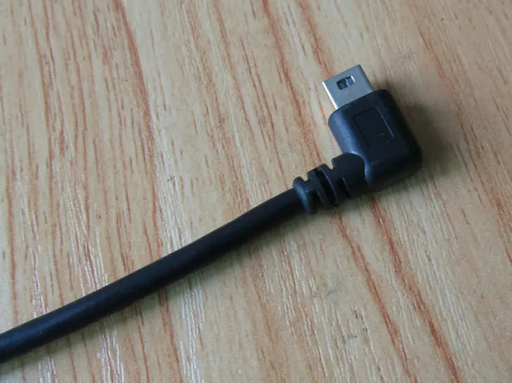 1 шт. короткий Удлинитель USB 2 0 A папа прямого к Мини b 5p 90 левый угол УДЛИНИТЕЛЬ шнур