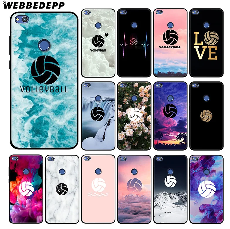 

WEBBEDEPP Volleyball Sport Soft Silicone Case for Huawei Honor Mate 20 10 8X 8C 8 6A 7A 7X 7C Lite Pro TPU