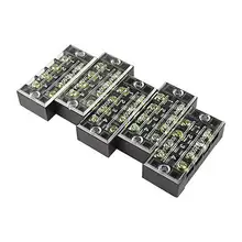 5 Pcs 4 позиции двойной ряд 600 V 25A провода Барьерный блок Клеммная колодка TB-2504