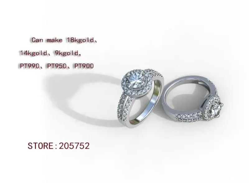 Свадебные Кольца для Для женщин Кольца 925 Серебряный Натуральный камень Для женщин jewelry Кольца большой камень 2ct