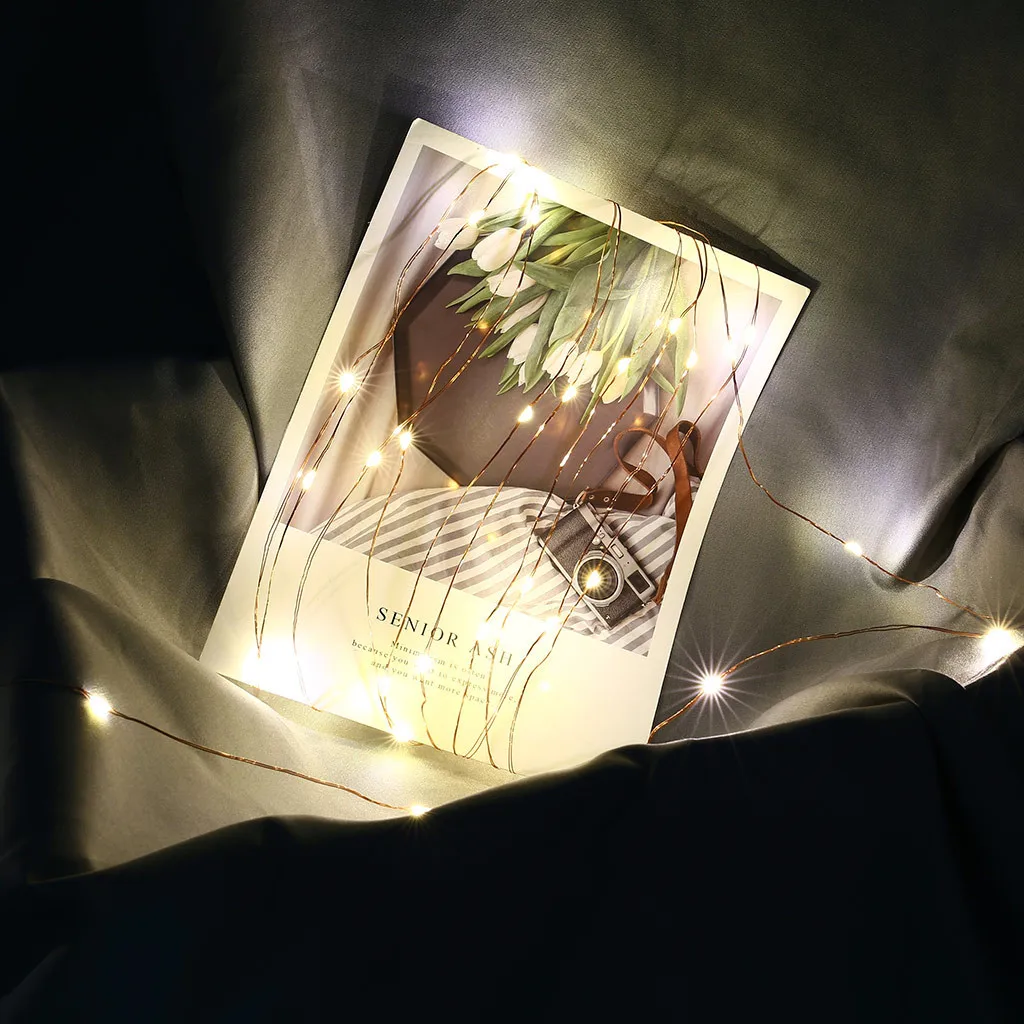 CARPRIE Сказочный светильник s на батарейках светодиодный светильник-гирлянда с зажимом для фото гирлянда открытка рождественские гирлянды свадебные новогодние украшения