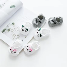 1-10y New Summer Baby Invisible Ankle Socks Boys Girls Short Socks Kids Cotton Mesh Cartoon Socks Cute Cat C318 3pairs/pack