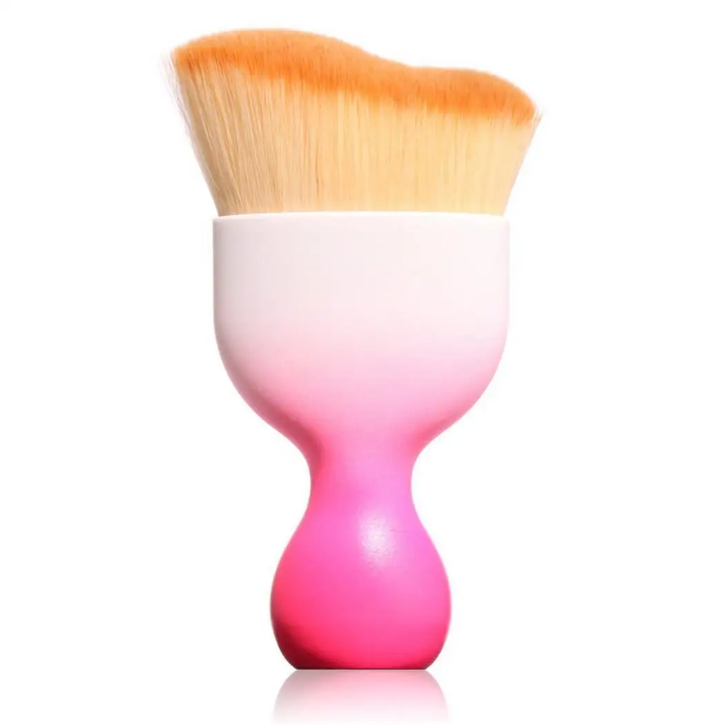 

Fashioin S Shape Makeup Brush Wave Curved Hair Shape Base Foundation Make Up Brush Contour Brush