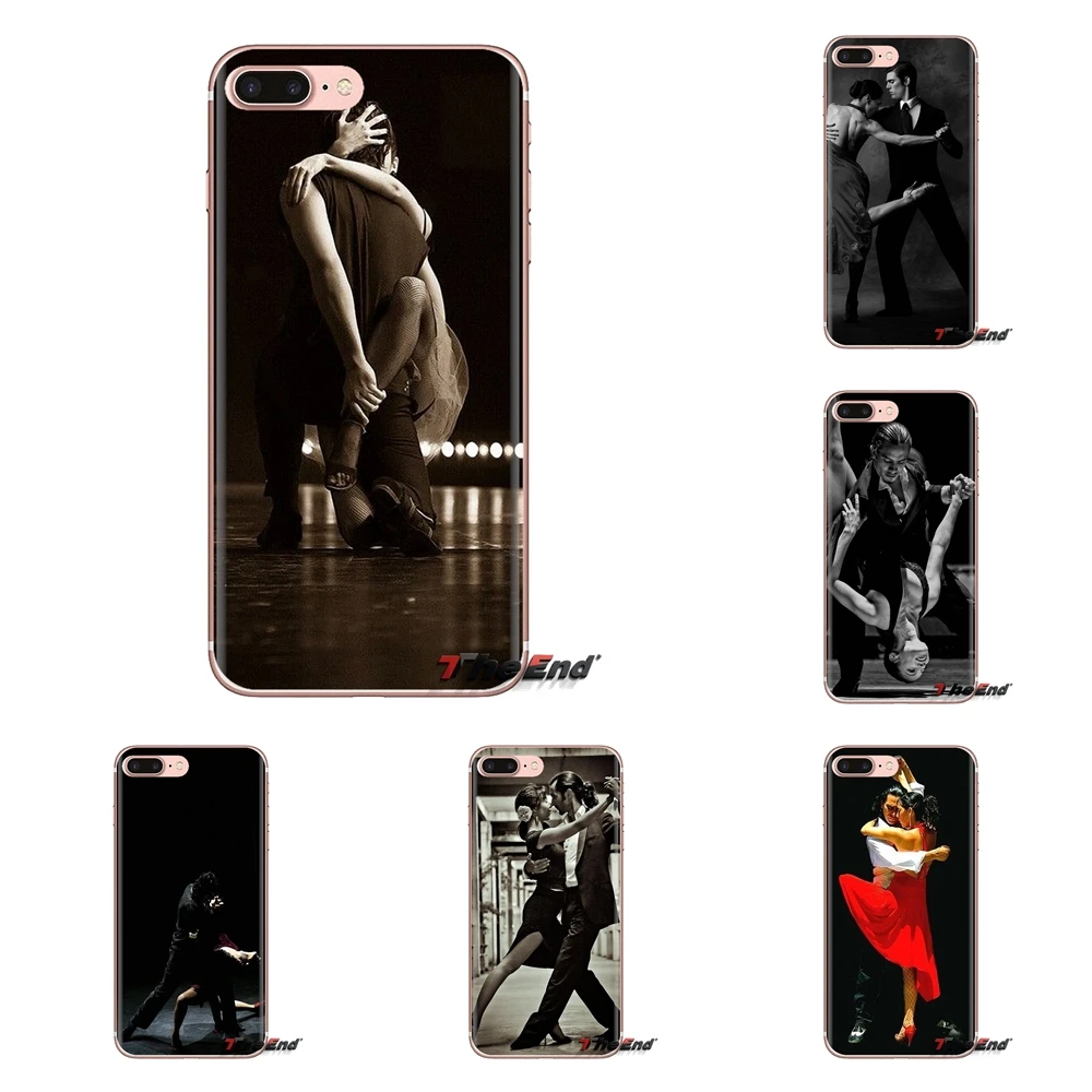 

For Samsung Galaxy A3 A5 A7 A9 A8 Star A6 Plus 2018 2015 2016 2017 Transparent Soft Case Covers Latin dance Tango European dance